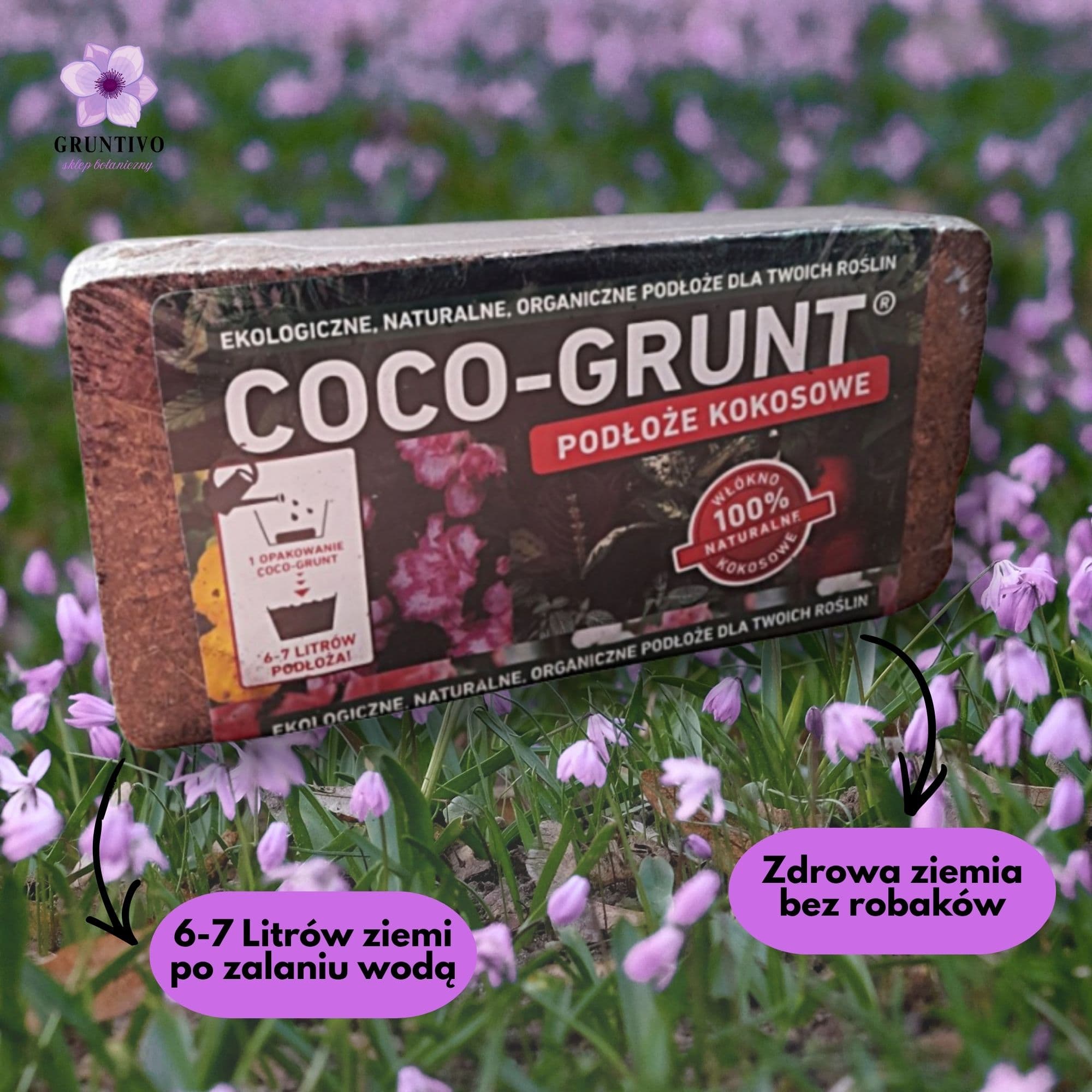 GRUNTIVO COCO - Ziemia kokosowa dla lepszego wzrostu roślin
